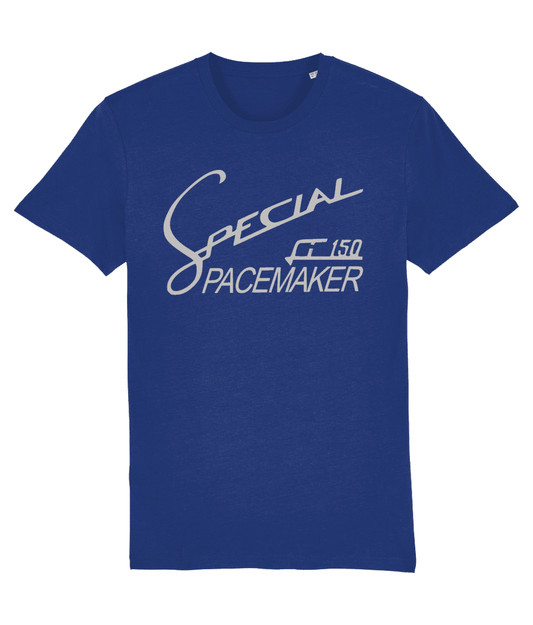 150 PACEMAKE T-Shirt Inspired by ClassicLambretta Scooters (Silver Badge with 4 Colour Options) Small to 4XL - SOUND IS COLOUR