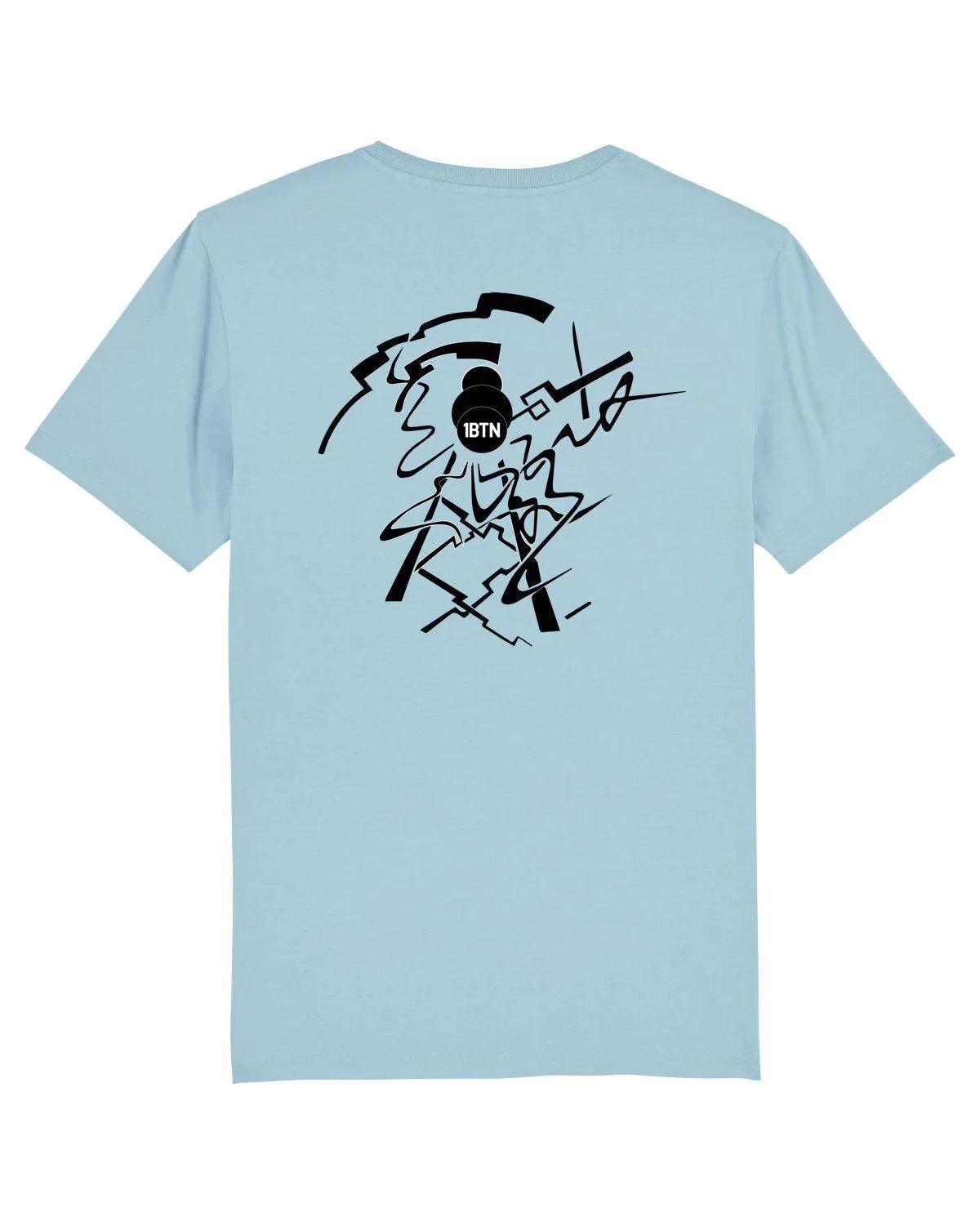 1BTN 2 SIDED2: T-Shirt Official Merchandise of 1BTN.FM - SOUND IS COLOUR