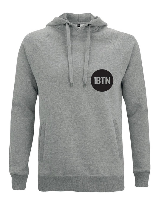 1BTN CHEST LOGO: Hoodie Official Merchandise of 1BTN.FM (5 Colour Options) - SOUND IS COLOUR