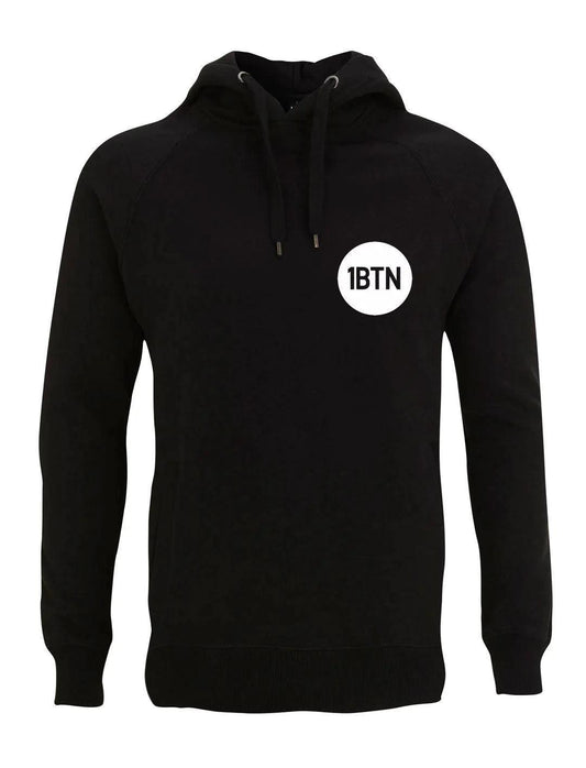 1BTN CHEST LOGO: Hoodie Official Merchandise of 1BTN.FM (5 Colour Options) - SOUND IS COLOUR