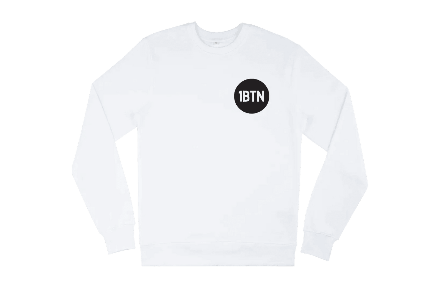 1BTN CHEST LOGO: Sweatshirt Official Merchandise of 1BTN.FM (5 Colour Options) - SOUND IS COLOUR