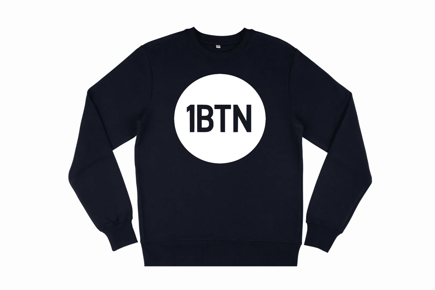 1BTN LARGE LOGO: Sweatshirt Official Merchandise of 1BTN.FM (5 Colour Options) - SOUND IS COLOUR