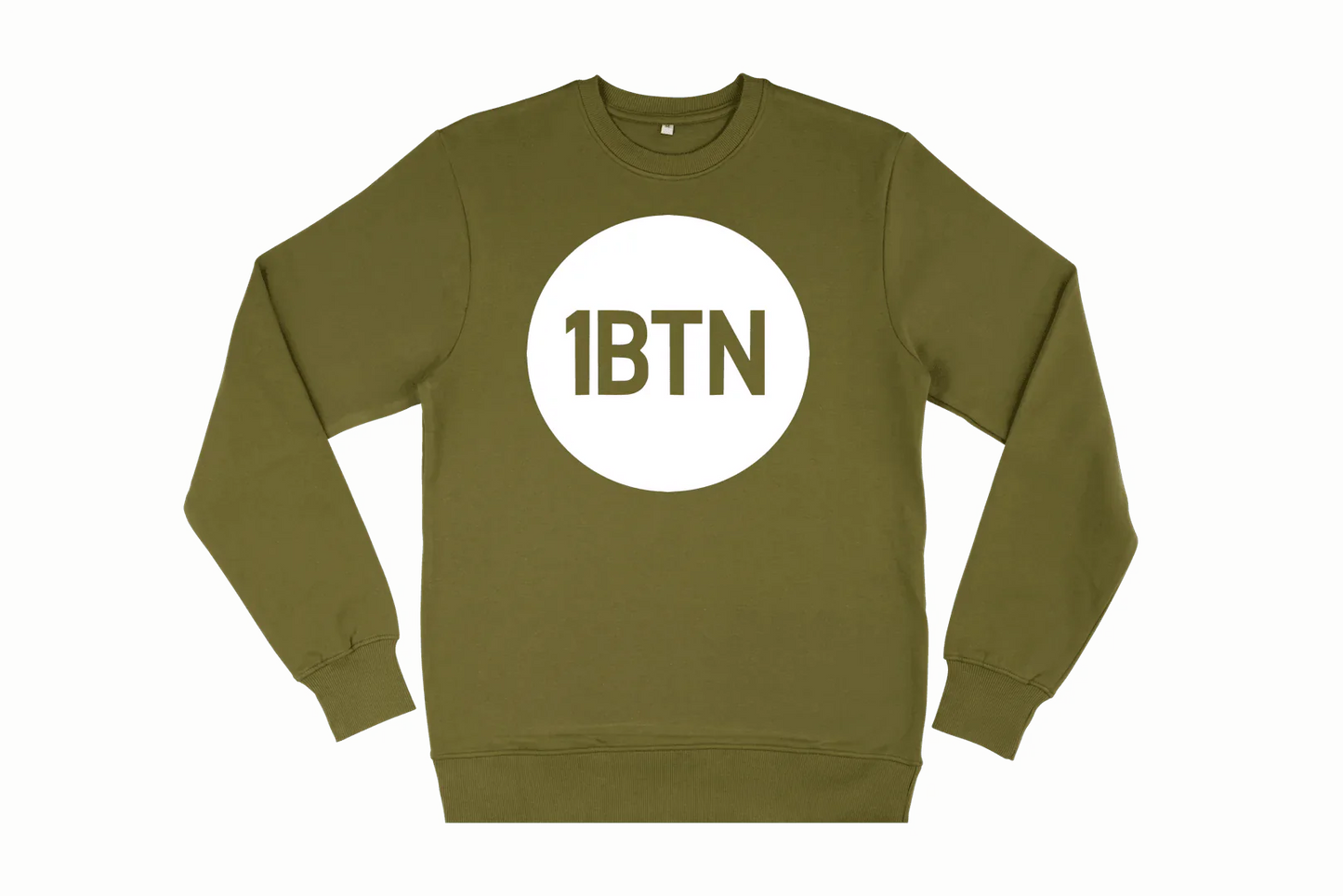 1BTN LARGE LOGO: Sweatshirt Official Merchandise of 1BTN.FM (5 Colour Options) - SOUND IS COLOUR