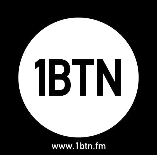 1BTN LARGE LOGO: T-Shirt Official Merchandise of 1BTN.FM (5 Colour Options) - SOUND IS COLOUR