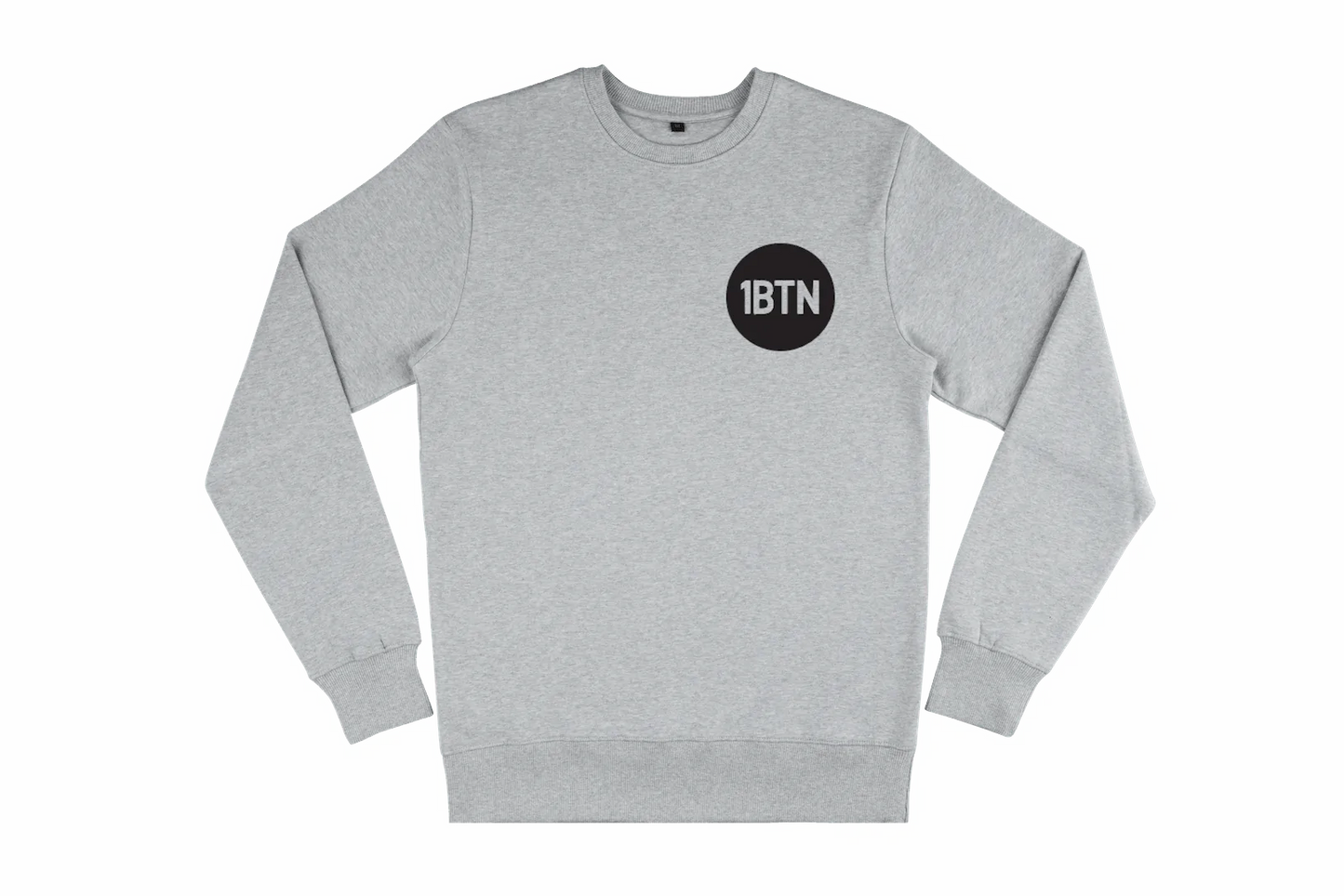 1BTN LOGO: 2 Sided Sweatshirt Official Merchandise of 1BTN.FM (5 Colour Options) - SOUND IS COLOUR
