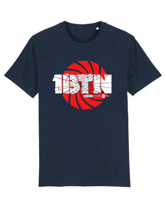 1BTN SWIRL By MItchy Bwoy: T-Shirt Official Merchandise of 1BTN.FM (5 Colour Options) - SOUND IS COLOUR