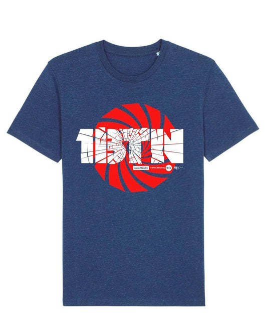 1BTN SWIRL By MItchy Bwoy: T-Shirt Official Merchandise of 1BTN.FM (5 Colour Options) - SOUND IS COLOUR