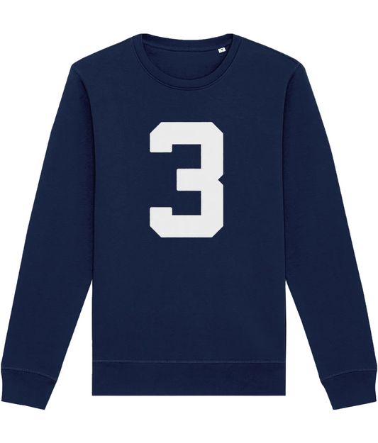 HIGH NUMBERS: 3 - Ivy Style Sweatshirt. Small to 4XL - SOUND IS COLOUR