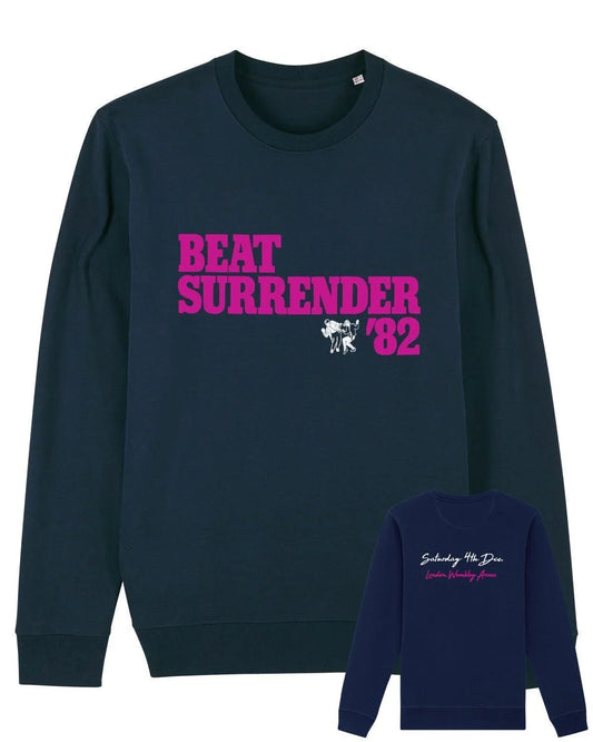 '82: 2-Sided Sweatshirt, Choose Venue and Date: Inspired by The Jam and their farewell Beat Surrender Tour. Small to 4XL - SOUND IS COLOUR