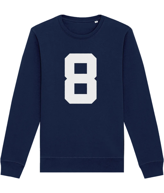 HIGH NUMBERS: 8 - Ivy Style Sweatshirt. Small to 4X - SOUND IS COLOUR