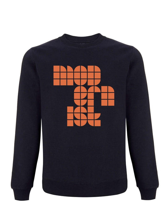 MODERNIST: Sweatshirt Orange Official Merchandise for Detail magazine (2 Colours) Small to 4XL