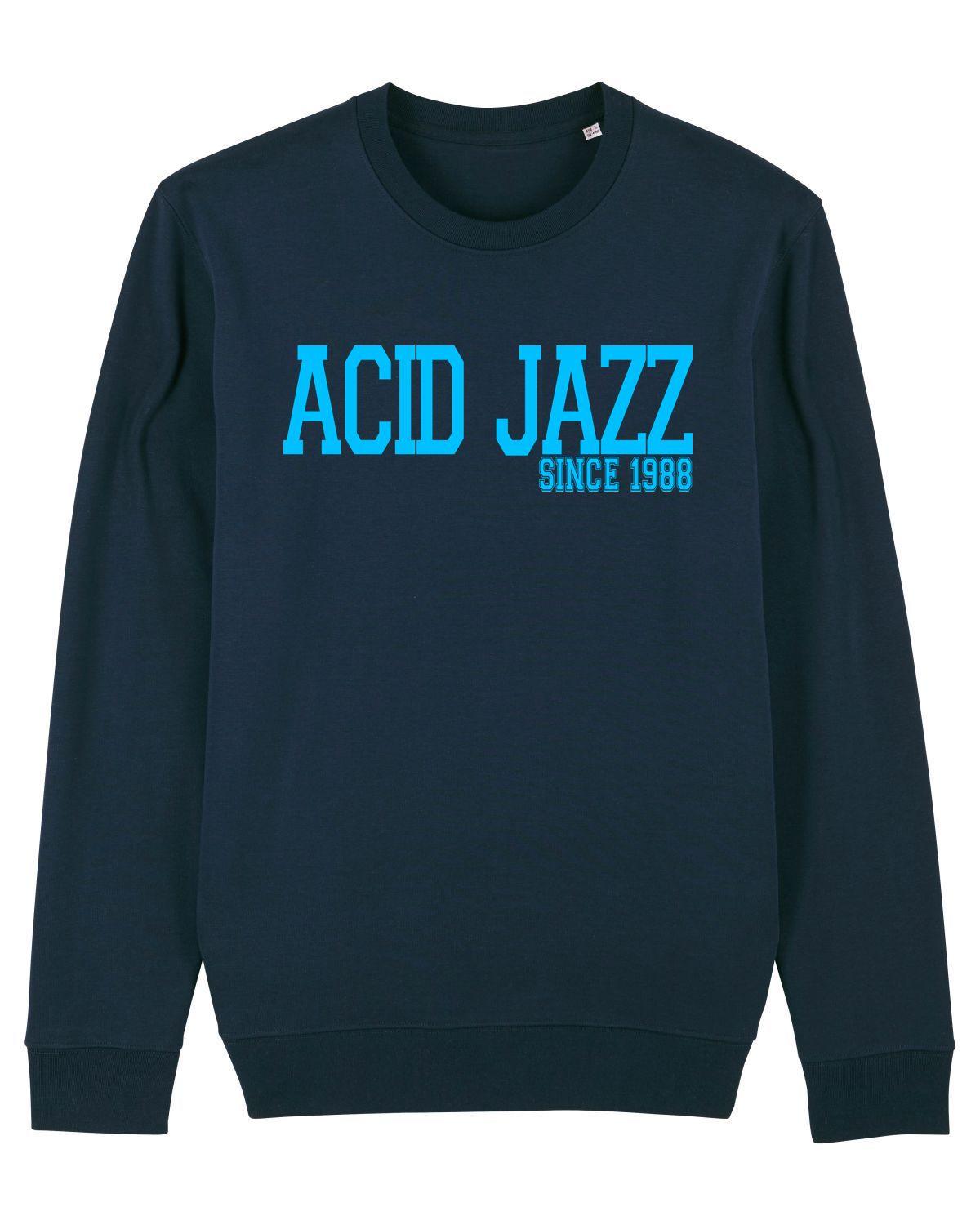 ACID JAZZ: 1988 Sweatshirt Official Merchandise of Acid Jazz Records - SOUND IS COLOUR