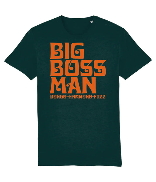 BONGO HAMMOND FUZZ (Orange): T-Shirt Official Merchandise of Big Boss Man (3 Colour Options) - SOUND IS COLOUR