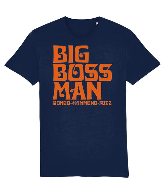 BONGO HAMMOND FUZZ (Orange): T-Shirt Official Merchandise of Big Boss Man (3 Colour Options) - SOUND IS COLOUR