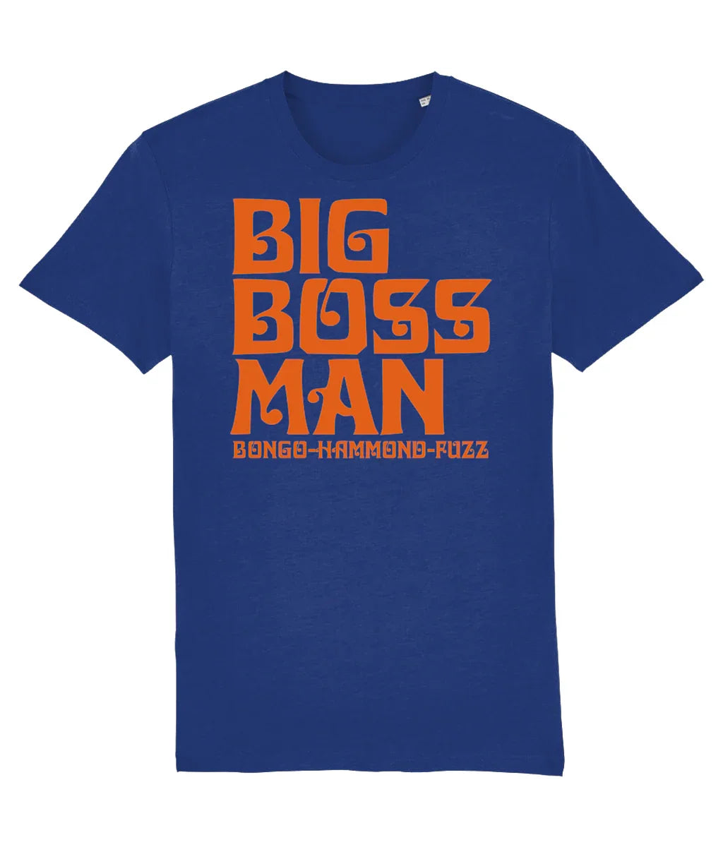BONGO HAMMOND FUZZ (Orange): T-Shirt Official Merchandise of Big Boss Man (3 Colour Options) - SOUND IS COLOUR