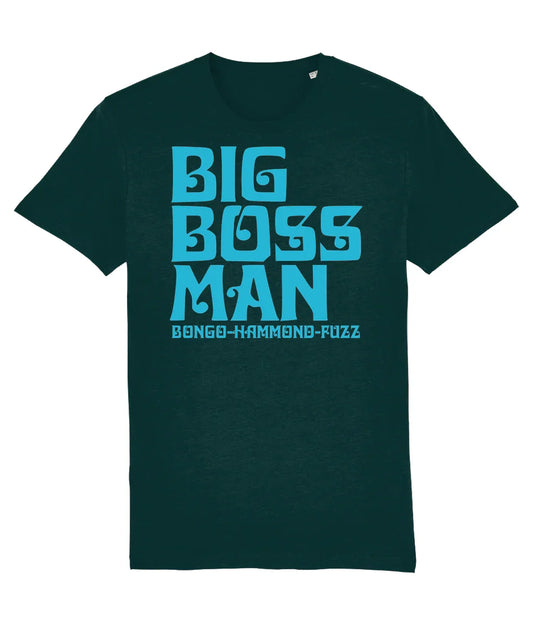 BONGO HAMMOND FUZZ (Sky): T-Shirt Official Merchandise of Big Boss Man (3 Colour Options) - SOUND IS COLOUR