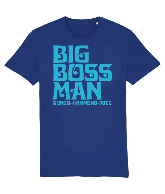 BONGO HAMMOND FUZZ (Sky): T-Shirt Official Merchandise of Big Boss Man (3 Colour Options) - SOUND IS COLOUR