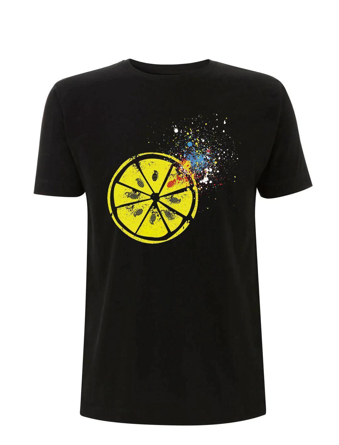 Rockoff Trade Stone Roses Lemon Multicolour Raglan T-Shirt