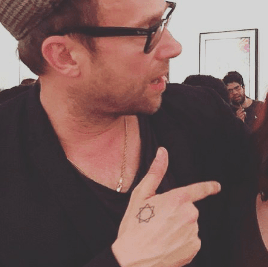 FEEL GOOD INC: Navy Embroidered Polo Inspired by Damon Albarn (Hand Tatoo) Small to 4XL (Copy) - SOUND IS COLOUR