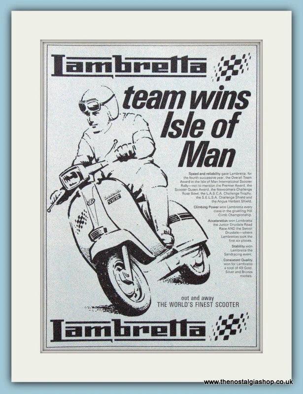 GP RACER: T-Shirt Inspired by Classic Lambretta Scooters (4 Lambretta Colour Options) Small to 3XL - SOUND IS COLOUR