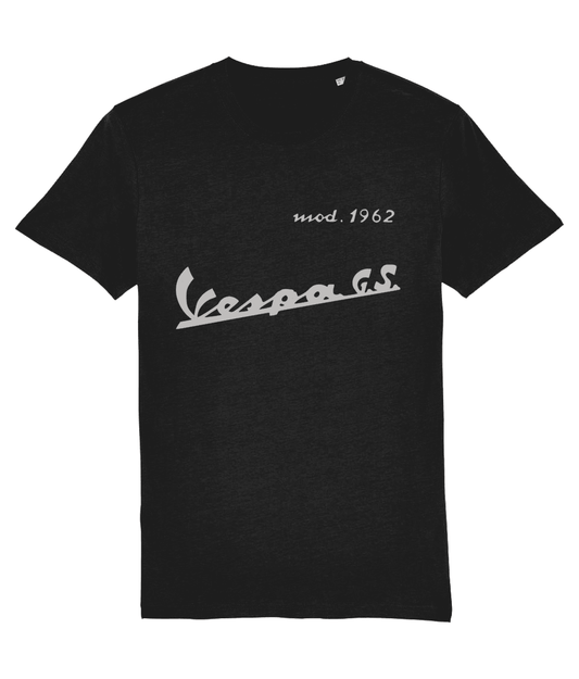 GS 160 1962: T-Shirt Inspired by Classic Vespa Scooters (Silver Badge with 4 Colour Options) Small to 4XL - SOUND IS COLOUR
