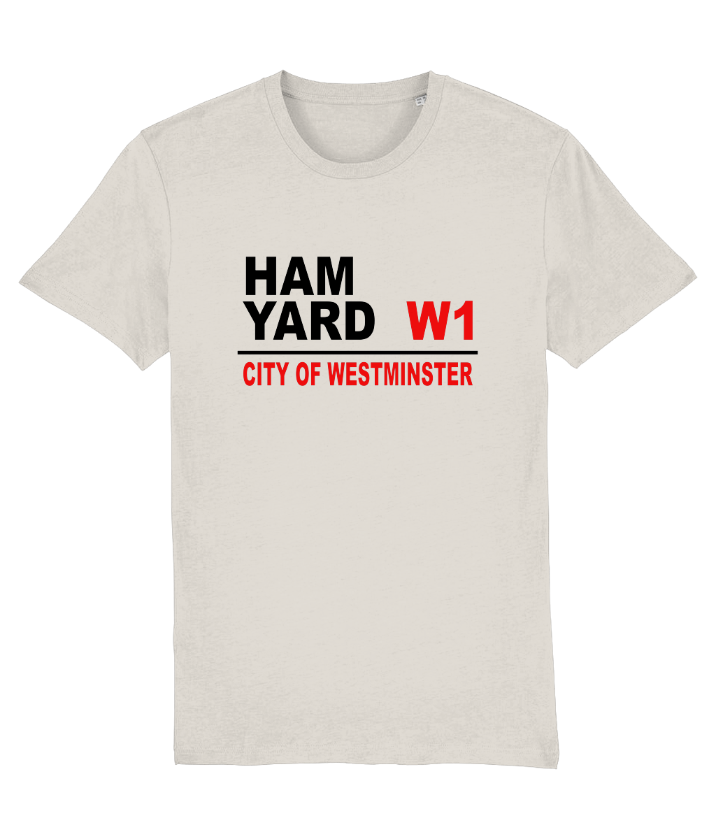 HAM YARD: T-Shirt Inspired by Mod Culture and The Scene Club. 3 Colour Options. (Small to 3XL) - SOUND IS COLOUR