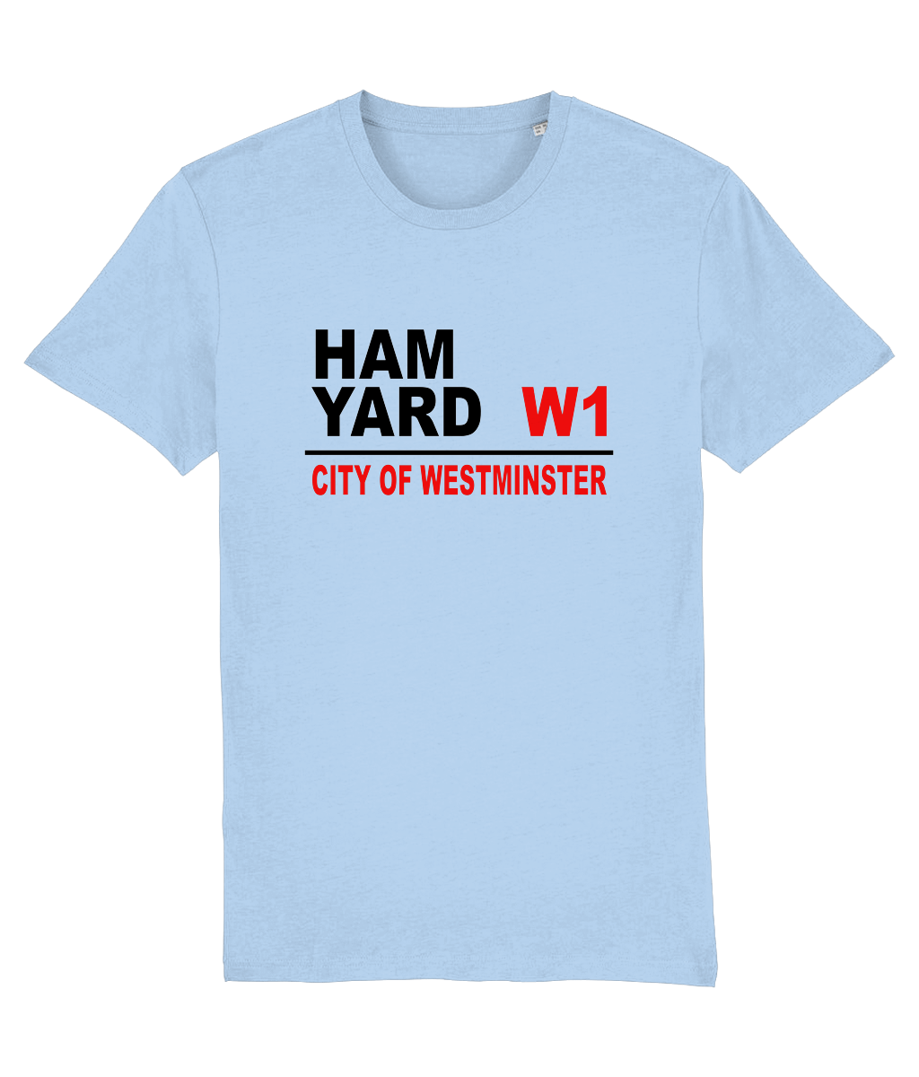 HAM YARD: T-Shirt Inspired by Mod Culture and The Scene Club. 3 Colour Options. (Small to 3XL) - SOUND IS COLOUR