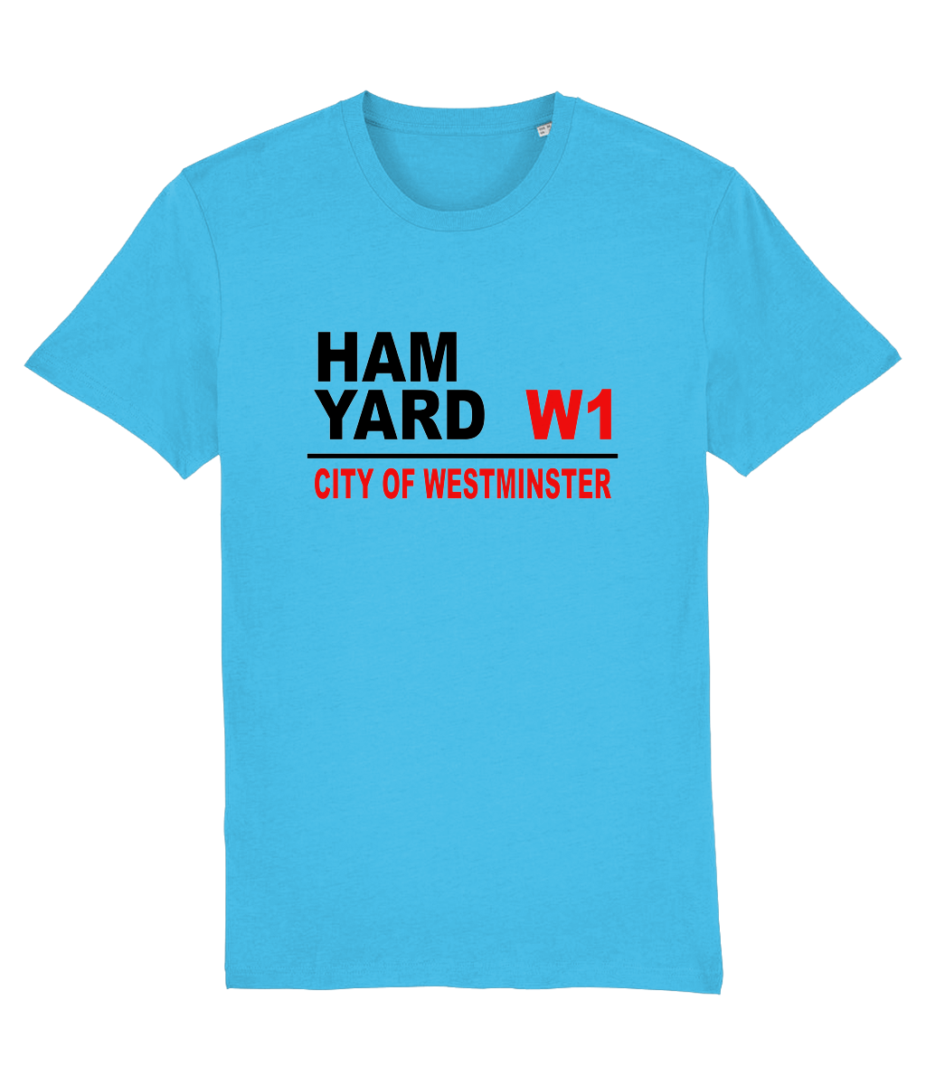 HAM YARD: T-Shirt Inspired by Mod Culture and The Scene Club. 3 Colour Options. (Small to 3XL) - SOUND IS COLOUR