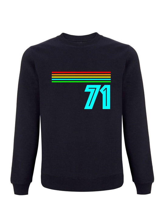 HERE IS MY NUMBER: Sweatshirt: Bespoke With Your Own Numbers (Various Colour Options) - SOUND IS COLOUR