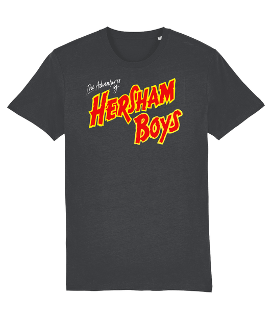 HERSHAM BOYS: T-Shirt As Worn by Sham 69. 3 Colours. Small to 4XL - SOUND IS COLOUR