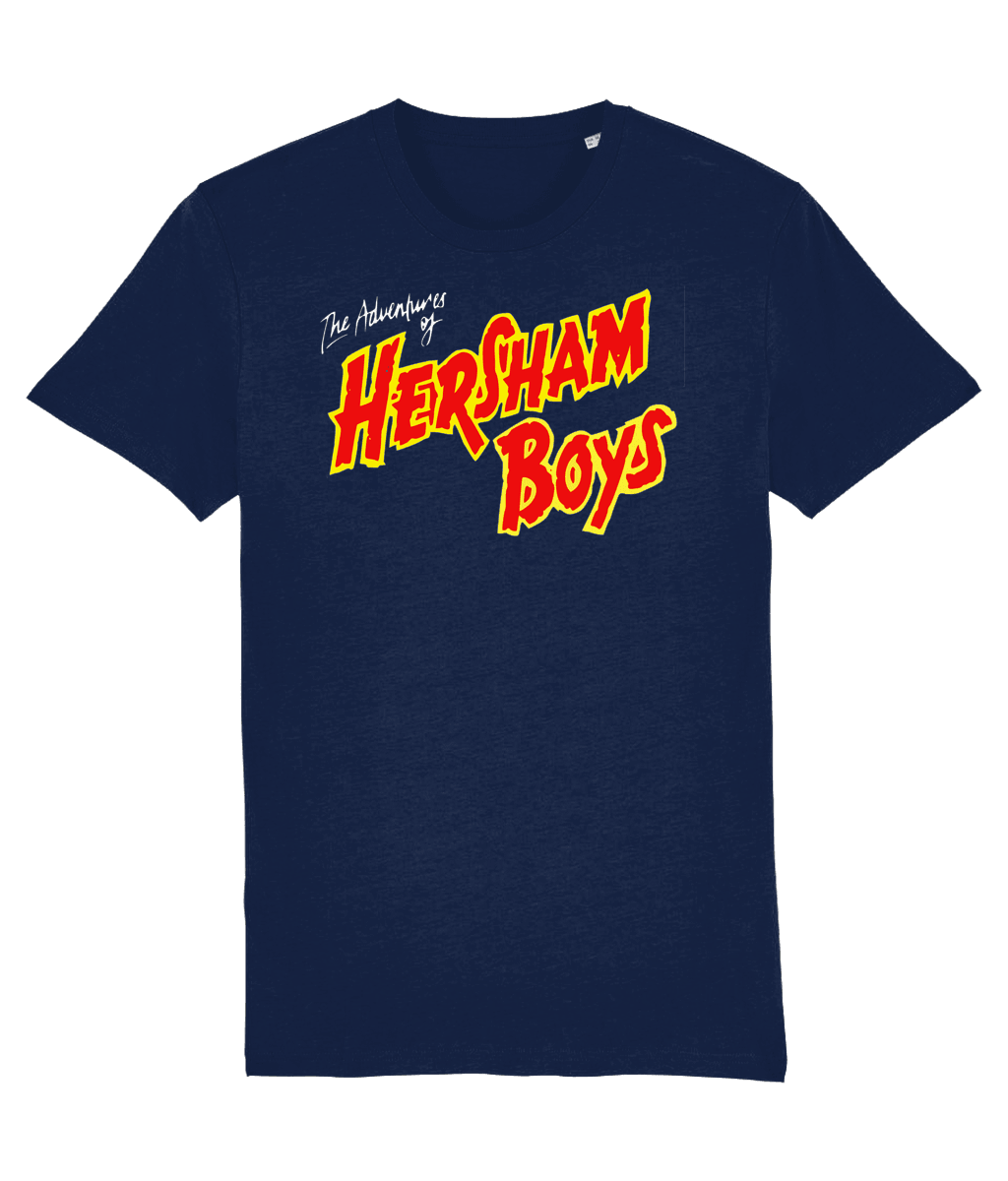 HERSHAM BOYS: T-Shirt As Worn by Sham 69. 3 Colours. Small to 4XL - SOUND IS COLOUR
