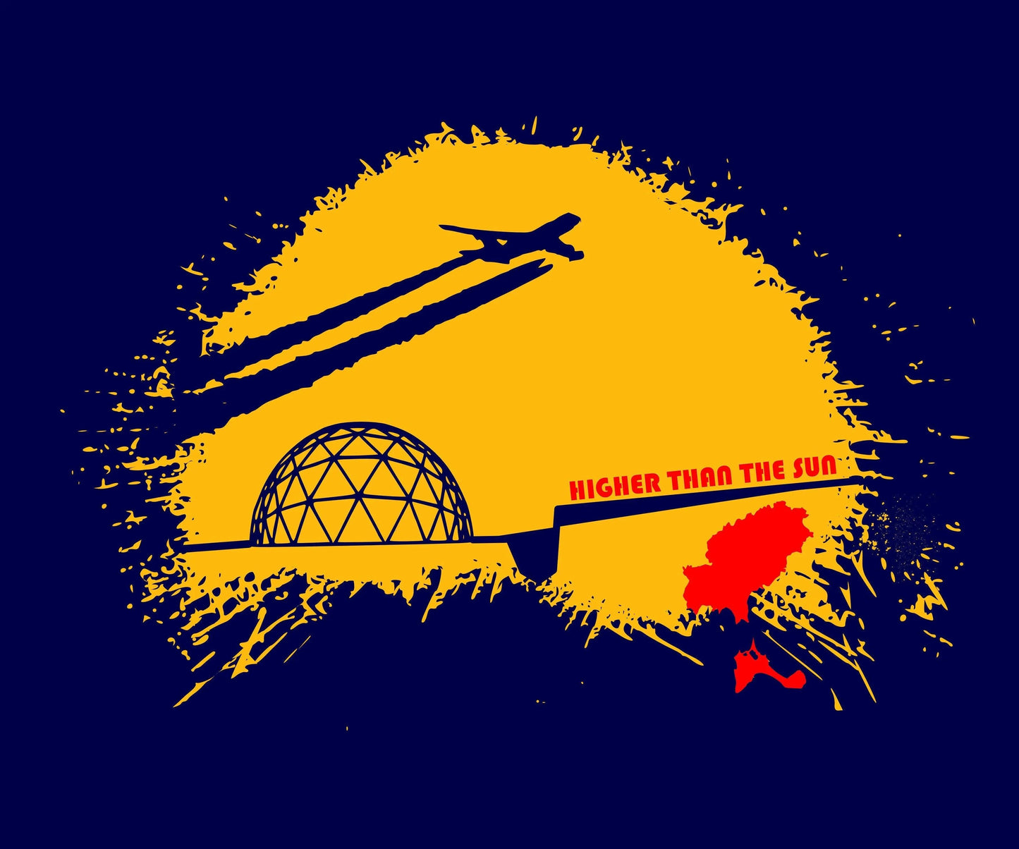 HIGHER THAN THE SUN: T-Shirt Inspired by Ibiza Dance Scene & Culture - SOUND IS COLOUR