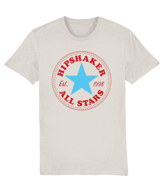 HIPSHAKER ALL STARS SKY: T-Shirt Official Merchandise of Hipshaker (3 Colour Options) - SOUND IS COLOUR