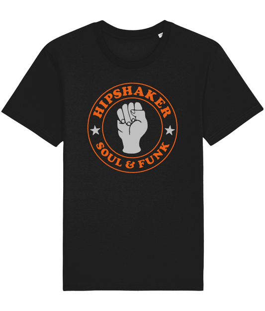 HIPSHAKER ORANGE FIST: T-Shirt Official Merchandise of Hipshaker (3 Colour Options) - SOUND IS COLOUR