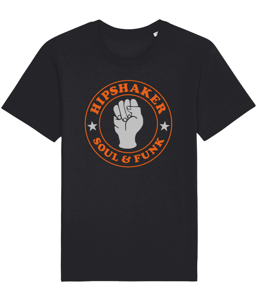 HIPSHAKER ORANGE FIST: T-Shirt Official Merchandise of Hipshaker (3 Colour Options) - SOUND IS COLOUR
