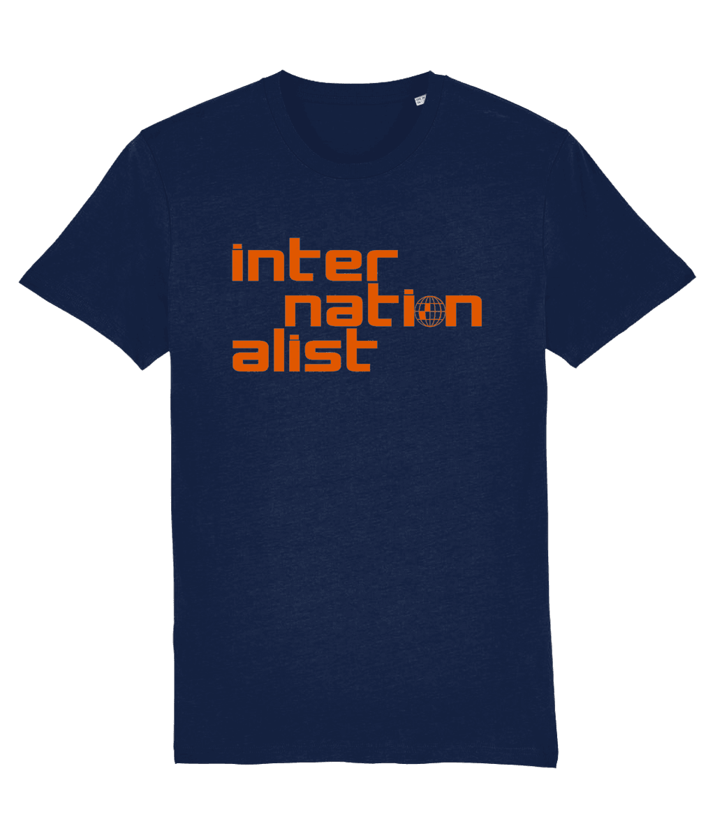 INTERNATIONALIST: T-Shirt Inspired by The Style Council. Small to 4XL. Rise Up Now and Declare Yourself an Internationalist - SOUND IS COLOUR