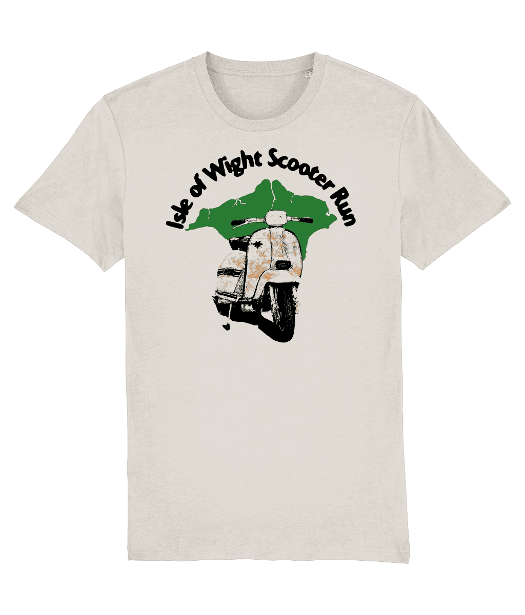 ISLE OF WIGHT GP: T-Shirt Inspired by Classic Lambretta Scooters (3Colour Options) Small to 3XL - SOUND IS COLOUR