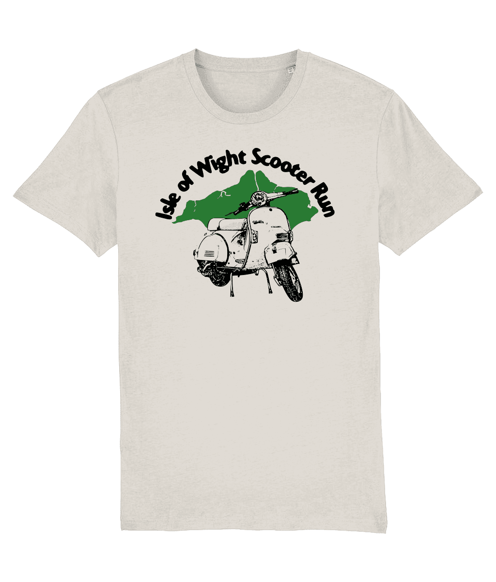 ISLE OF WIGHT PX: T-Shirt Inspired by Classic Vespa Scooters (4 Colour Options) Small to 3XL - SOUND IS COLOUR