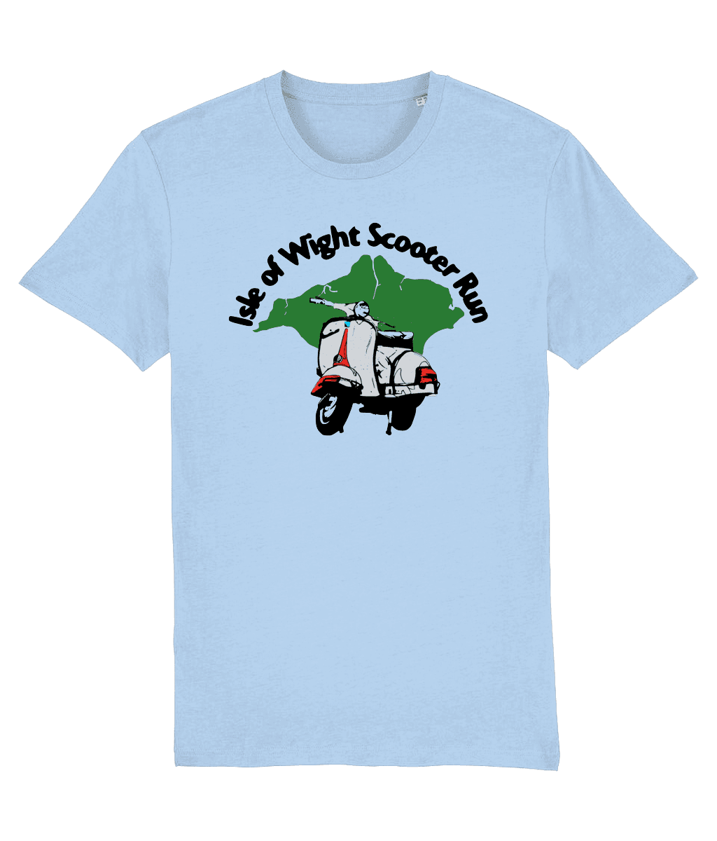 ISLE OF WIGHT: VESPA GS: T-Shirt Inspired by Classic Vespa Scooters (3 Colour Options) Small to 3XL - SOUND IS COLOUR