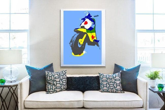 LAMBRETTA, ART, WALL ART, PICTURE