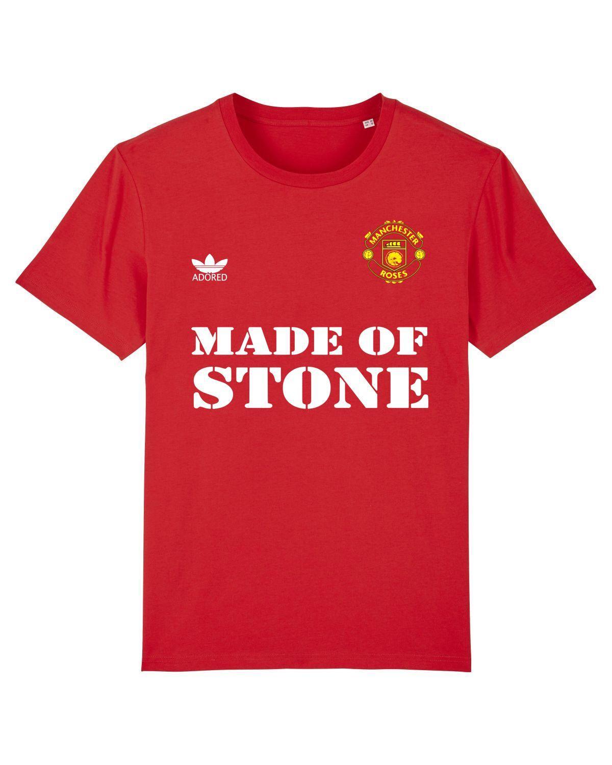 MANCHESTER ROSES (Red Version): T-Shirt Inspired by The Stone Roses Small to 4XL