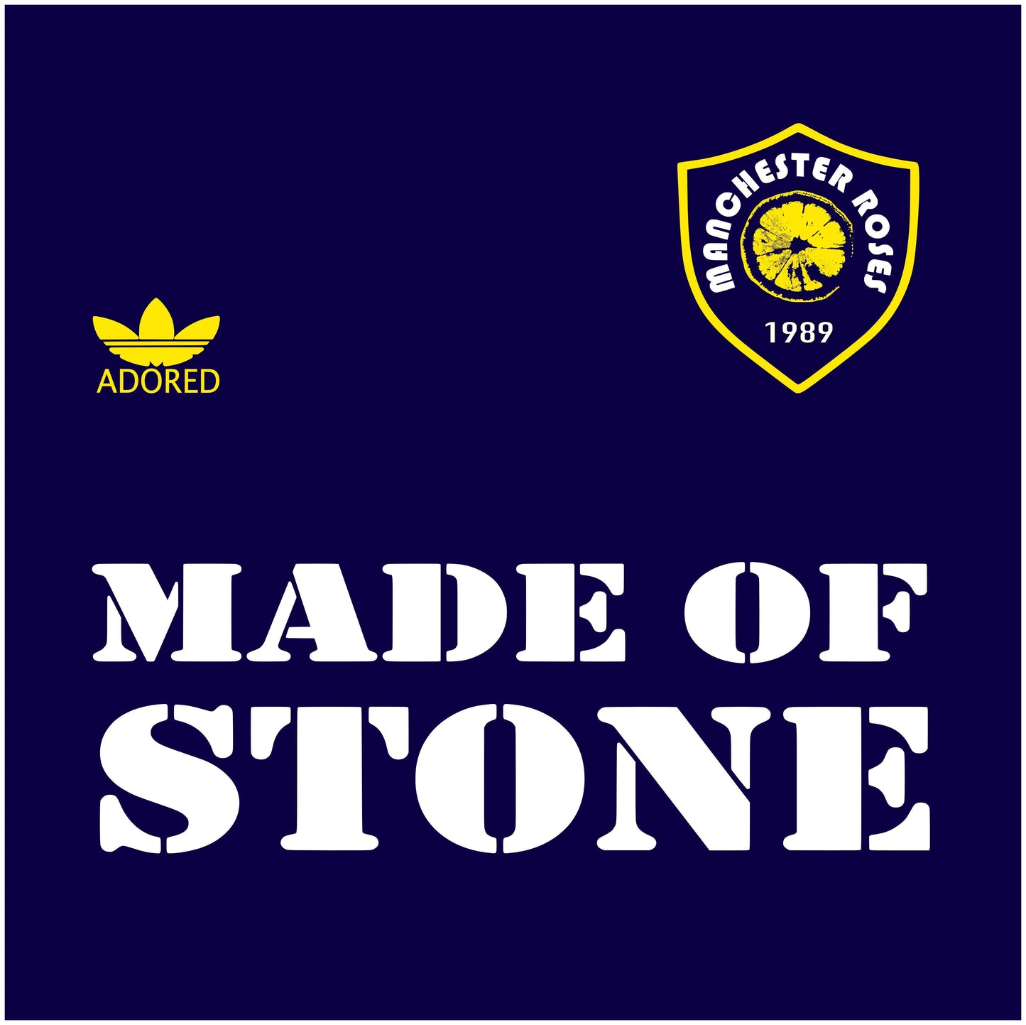 MANCHESTER ROSES: T-Shirt Inspired by The Stone Roses & Football (2Colours) - SOUND IS COLOUR