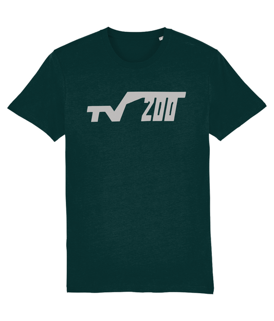 TV 200:T-Shirt Inspired by ClassicLambretta Scooters (Silver Badge with 4 Colour Options) Small to 4XL - SOUND IS COLOUR