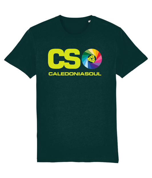 CALEDONIA SOUL: CLUB Logo: Premium Organic T-Shirt. Small to 4XL (3 COLOURS) Official Merchandise by Sound is Colour. - SOUND IS COLOUR