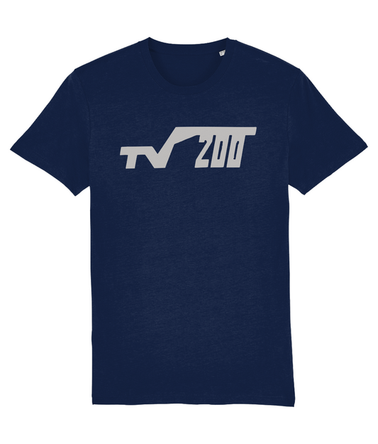 TV 200:T-Shirt Inspired by ClassicLambretta Scooters (Silver Badge with 4 Colour Options) Small to 4XL - SOUND IS COLOUR