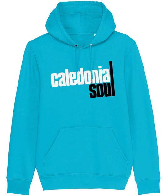 CALEDONIA SOUL: Book Logo: Premium Organic Hoodie Small to 3XL Official Merchandise by Sound is Colour. - SOUND IS COLOUR