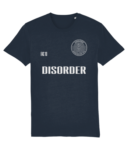 UNKNOWN DISORDER: T-Shirt Inspired by Joy Division & Football. 3 Colours Small to 4XL