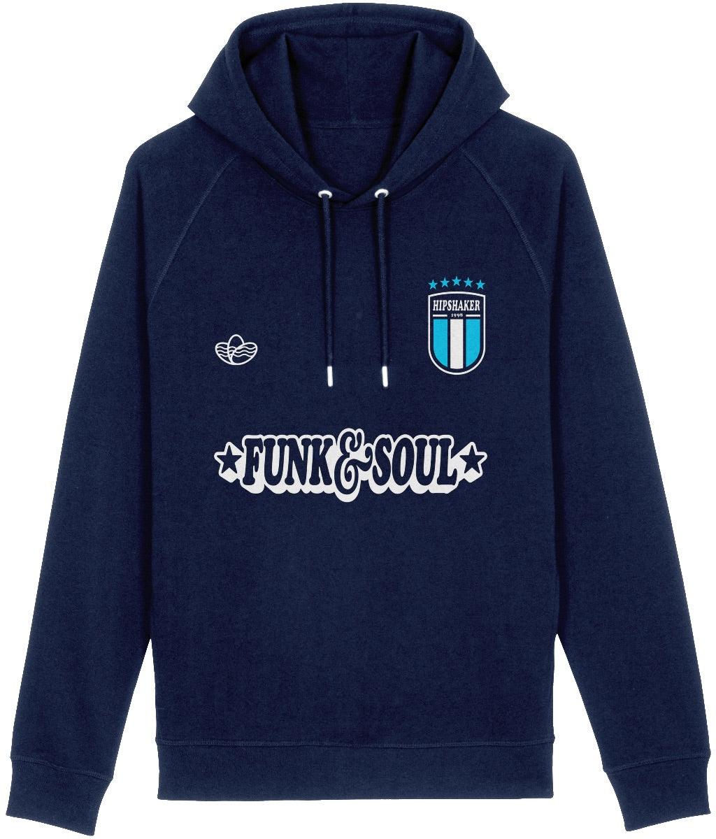 HIPSHAKER FC: Navy Hoodie Official Merchandise of Hipshaker. Small to 3XL - SOUND IS COLOUR