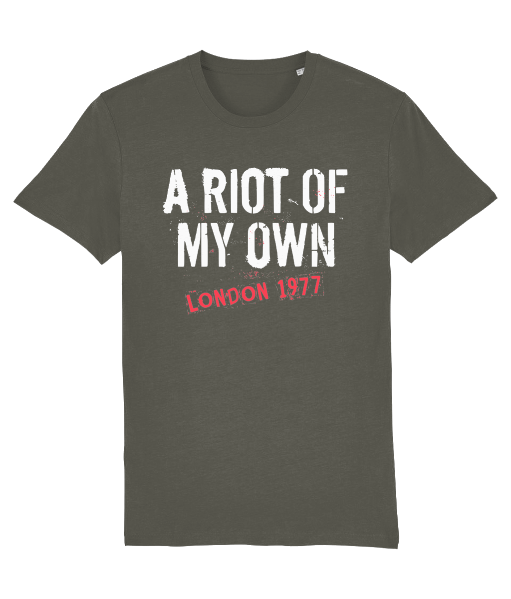 WHITE RIOT: T-Shirt Inspired by The Clash. Small to 4XL (Several Colours) - SOUND IS COLOUR