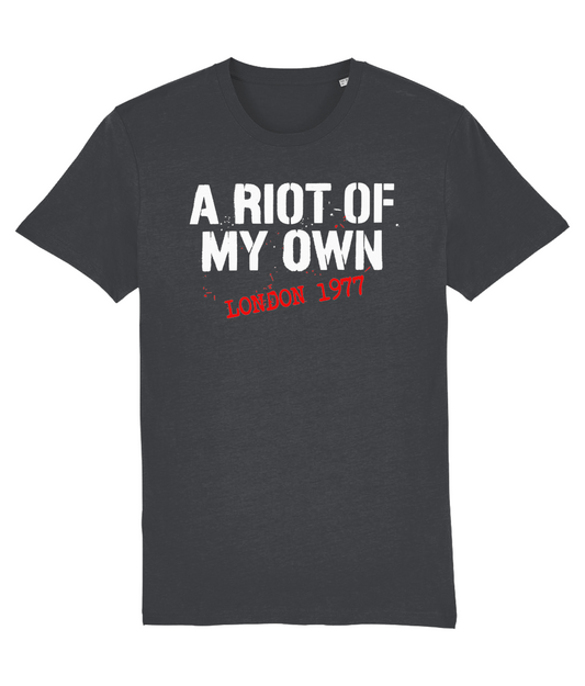 WHITE RIOT: T-Shirt Inspired by The Clash. Small to 4XL (3 Colours)